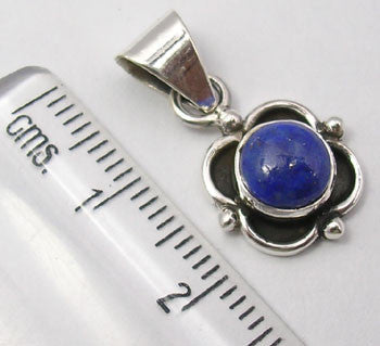 Pandantiv Argint 925 cu Lapis Lazuli, 2.3 cm lungime