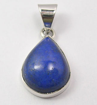 Pandantiv Argint 925 cu Lapis Lazuli 2.5 cm lungime