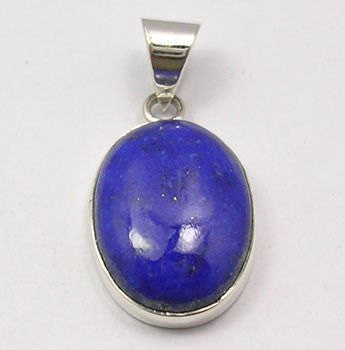 Pandantiv Argint 925 cu Lapis Lazuli 2.8 cm lungime
