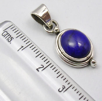 Pandantiv Argint 925 cu Lazuli 3cm lungime