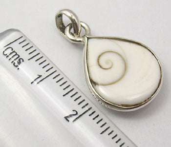 Pandantiv Argint 925 cu Ochiul lui Shiva 2.6 cm lungime