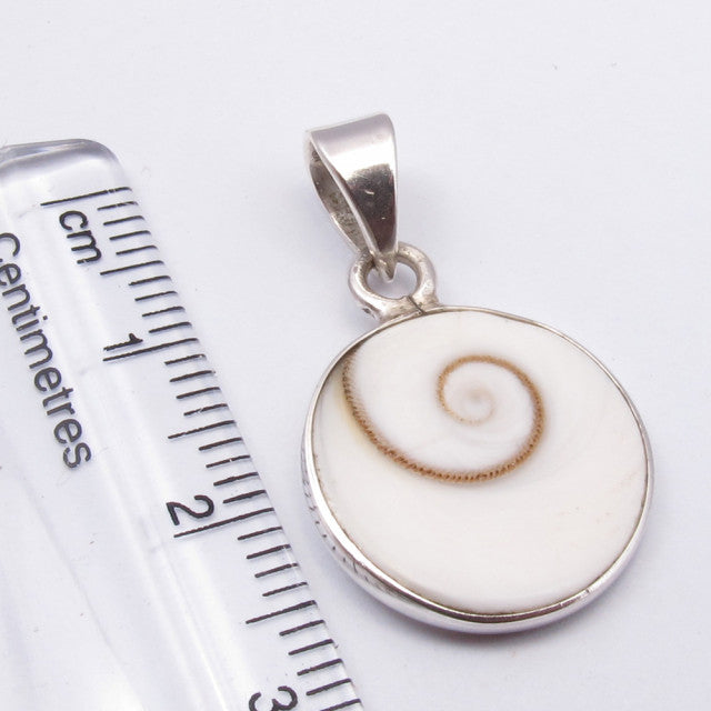 Pandantiv Argint 925 cu Ochiul lui Shiva 2.7 cm lungime