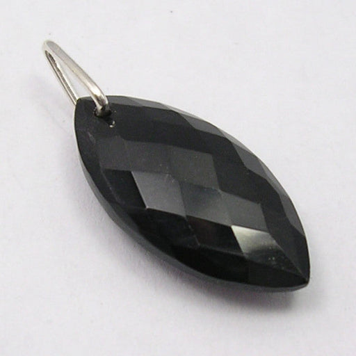 Pandantiv Argint 925 cu Onix Negru 2.8 cm lungime