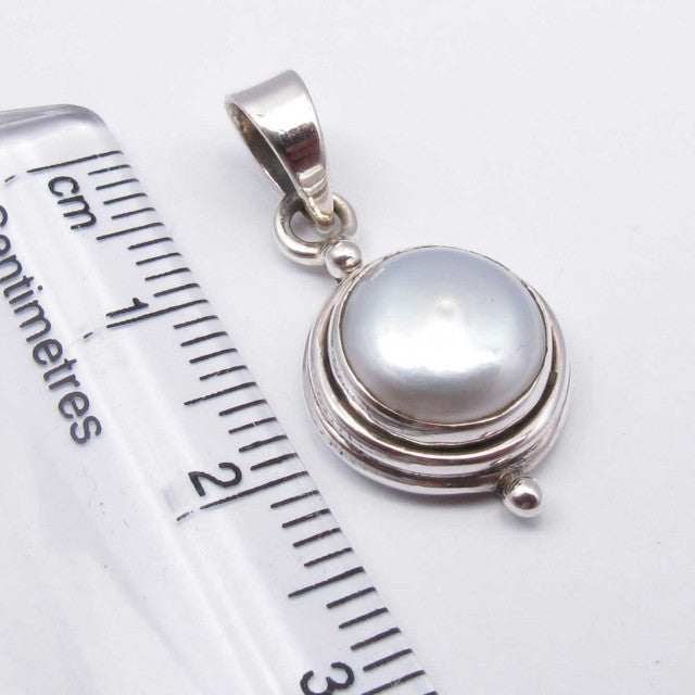 Pandantiv Argint 925 cu Perla FreshWater 2.5 cm lungime