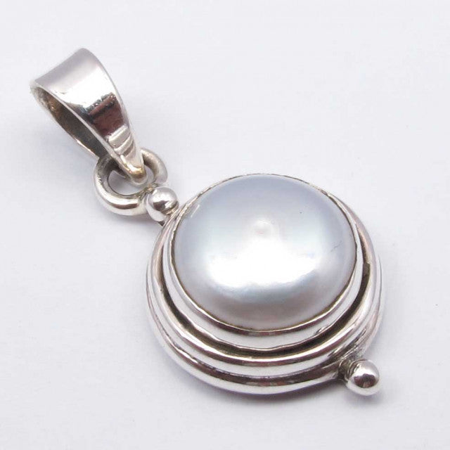 Pandantiv Argint 925 cu Perla FreshWater 2.5 cm lungime