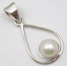 Pandantiv Argint 925 cu Perla Fresh Water 3,2 cm lungime
