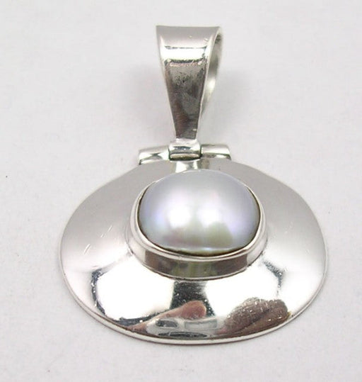 Pandantiv Argint 925 cu Perla FreshWater 2.7 cm lungime