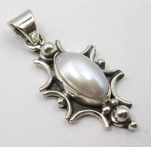 Pandantiv Argint 925 cu Perla FreshWater 3,1 cm lungine