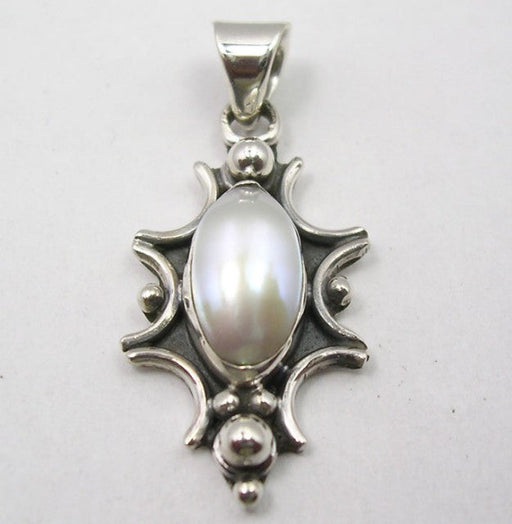 Pandantiv Argint 925 cu Perla FreshWater 3,1 cm lungine