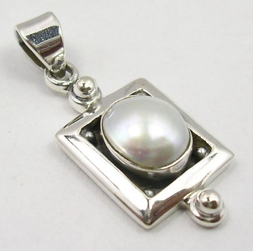 Pandantiv Argint 925 cu Perla FreshWater 3.3 cm lungime