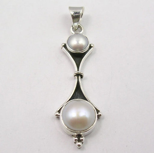 Pandantiv Argint 925 cu Perla FreshWater 4.4 cm lungime