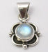 Pandantiv Argint 925 cu Piatra Lunii, 2.3 cm lungime