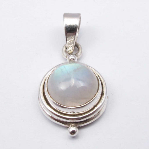 Pandantiv Argint 925 cu Piatra Lunii 2.5 cm lungime