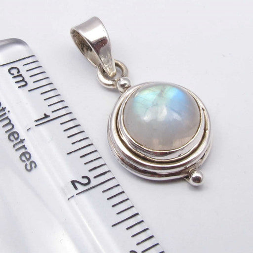 Pandantiv Argint 925 cu Piatra Lunii 2.5 cm lungime