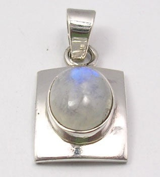 Pandantiv Argint 925 cu Piatra Lunii 2,7 cm lungime