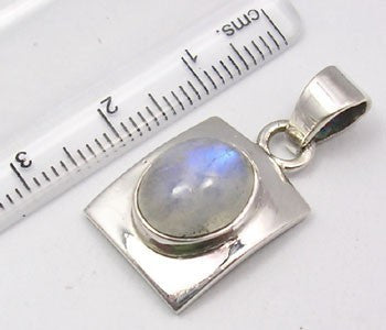 Pandantiv Argint 925 cu Piatra Lunii 2,7 cm lungime