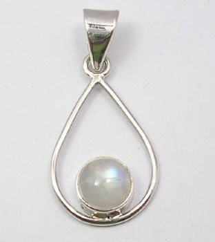 Pandantiv Argint 925 cu Piatra Lunii 3,2 cm lungime