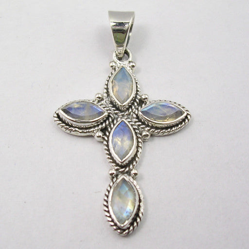 Pandantiv Argint 925 cu Piatra Lunii, 4.4 cm lungimea