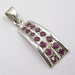 Pandantiv Argint 925 cu Rubin, 3.2 cm lungime