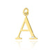 Pandantiv aur 14 K cu Diamant Natural 0.005 ct litera A 15x17 mm