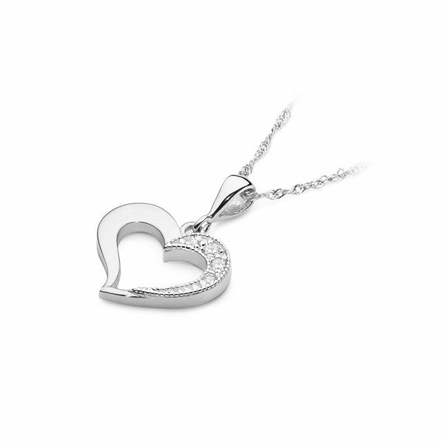 Pandantiv Aur 14K cu Diamante Naturale 0.08 ct