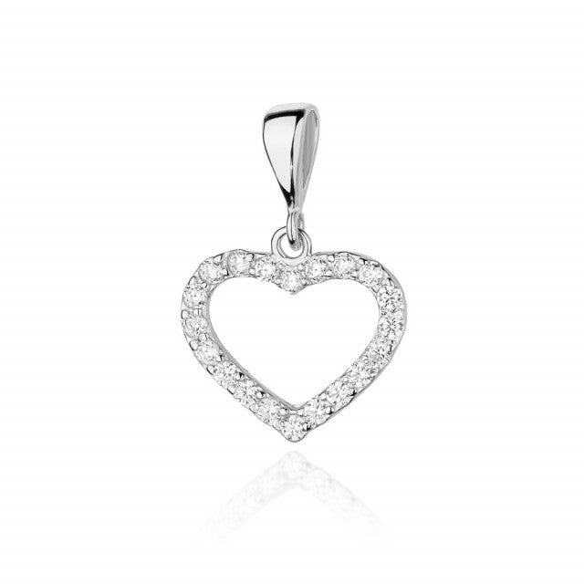 Pandantiv Inima Aur 14K cu Diamante Naturale 0.29 ct