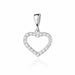 Pandantiv Inima Aur 14K cu Diamante Naturale 0.29 ct
