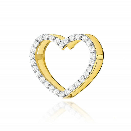 Pandantiv  Aur 14K cu Diamante Naturale 0.15 ct