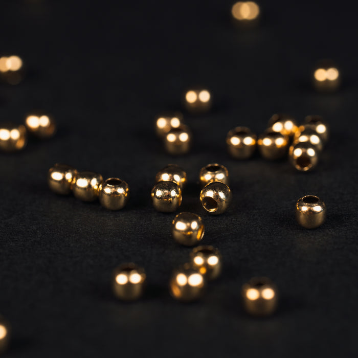 Balls Gold 14k 2.5 mm Polished