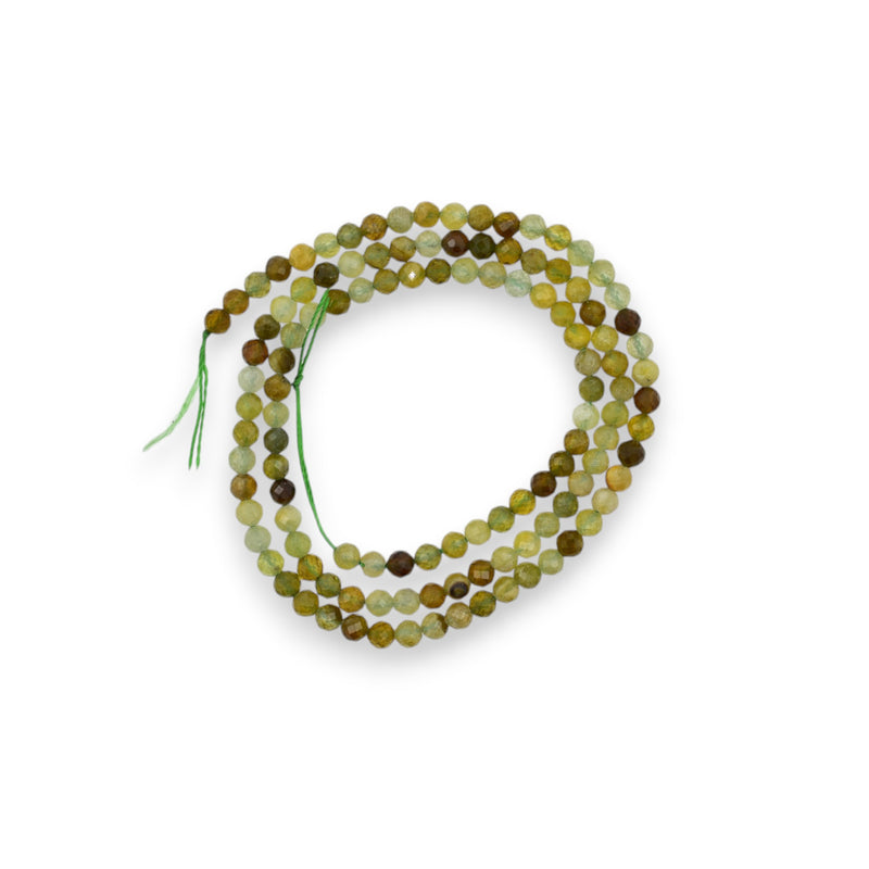 Sirag Peridot  sfere fatetate 3 mm