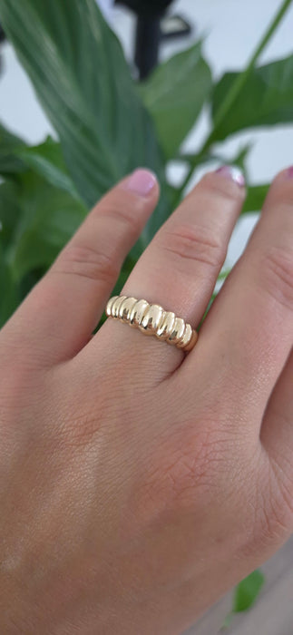 Inel Simplu Din Aur Galben 14K