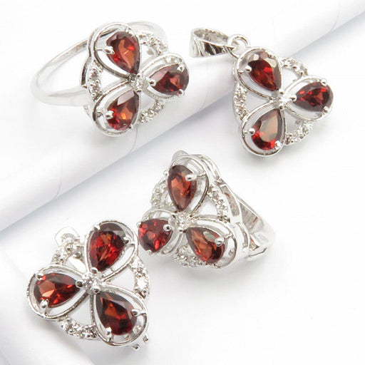 Set Argint 925 cu Garnet