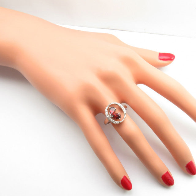 Set Argint 925 cu Garnet