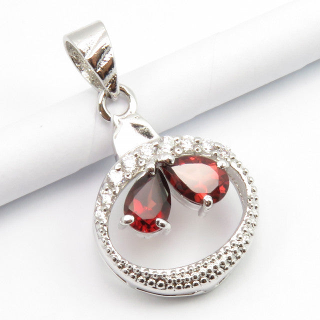 Set Argint 925 cu Garnet