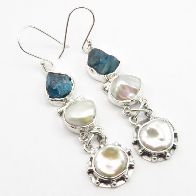 Set Argint 925 cu Perla Fresh Water