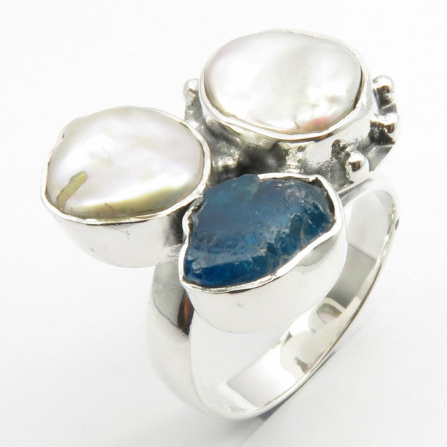 Set Argint 925 cu Perla Fresh Water