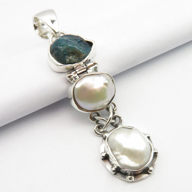 Set Argint 925 cu Perla Fresh Water