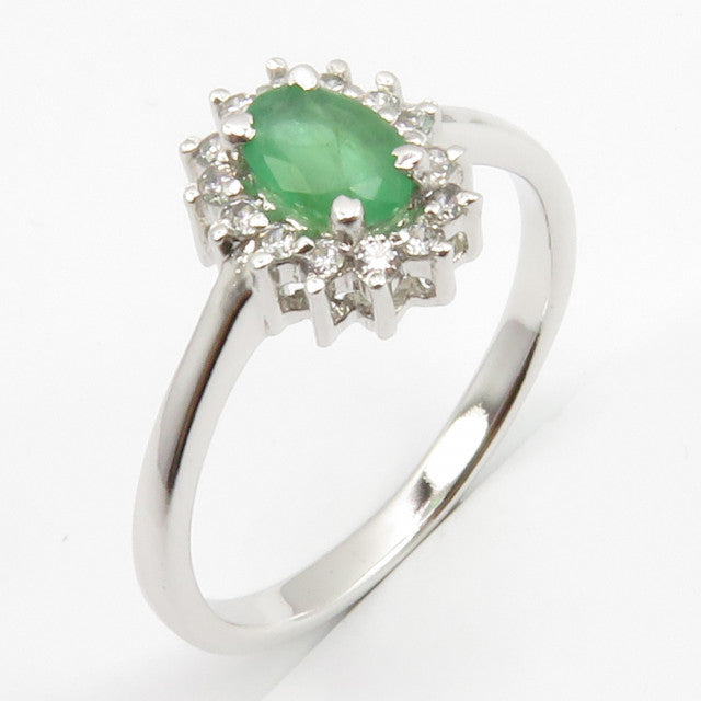 Set din Argint 925 cu Smarald