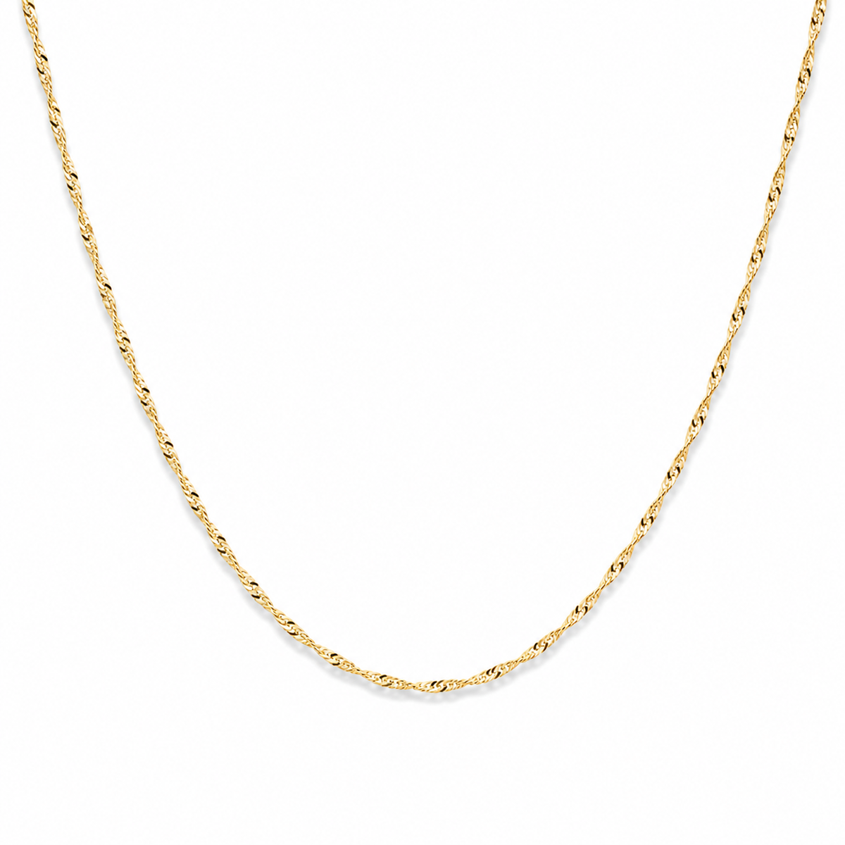 Lant Aur 14K Singapore 45 cm