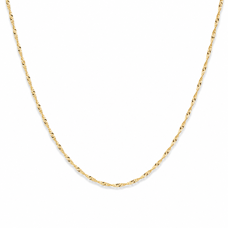 Lant Aur 14K Singapore 45 cm