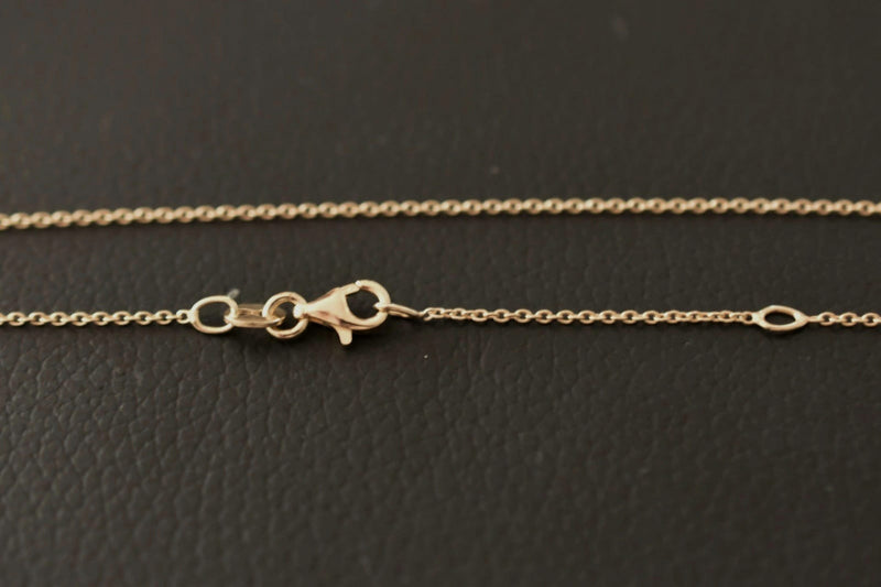 Silver chain Forzatina 925, plated with Yellow Gold, length 35cm+3cm