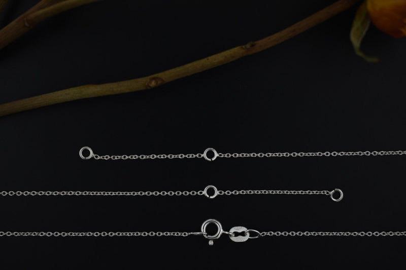 Forzatina Silver 925 chain, NOT rhodium-plated, for link, 27+3+27+3