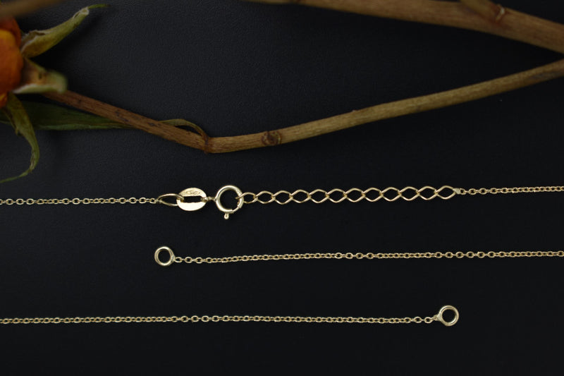 Forzatina Gold 14k chain, for links, length 21cm+21cm+3cm 1.28 g