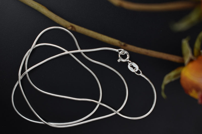 Snake chain Silver 925, not rhodium-plated, length 45cm