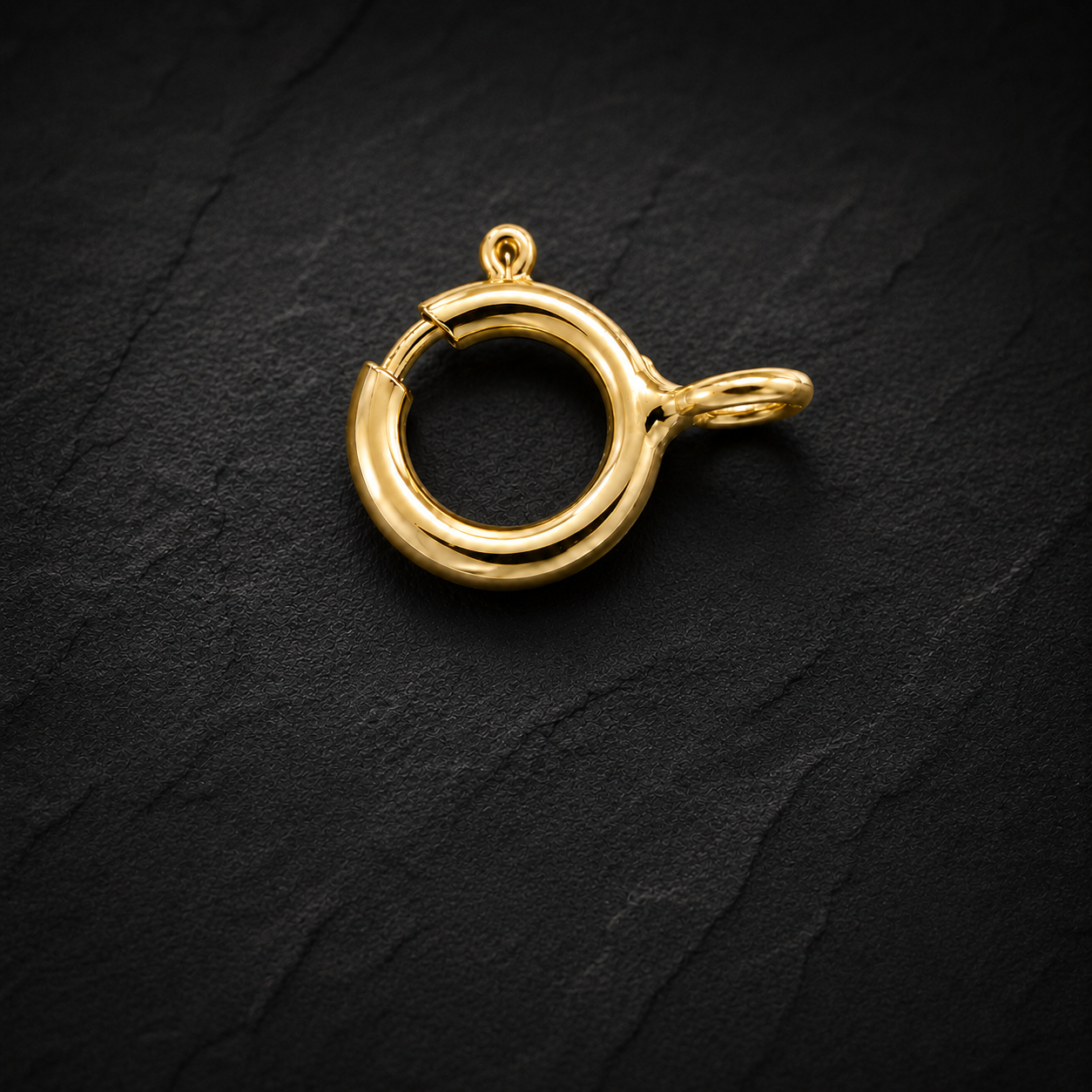 Inchizatoare rotunda Aur 14K, usoara  dimensiune 5 mm - 1 buc